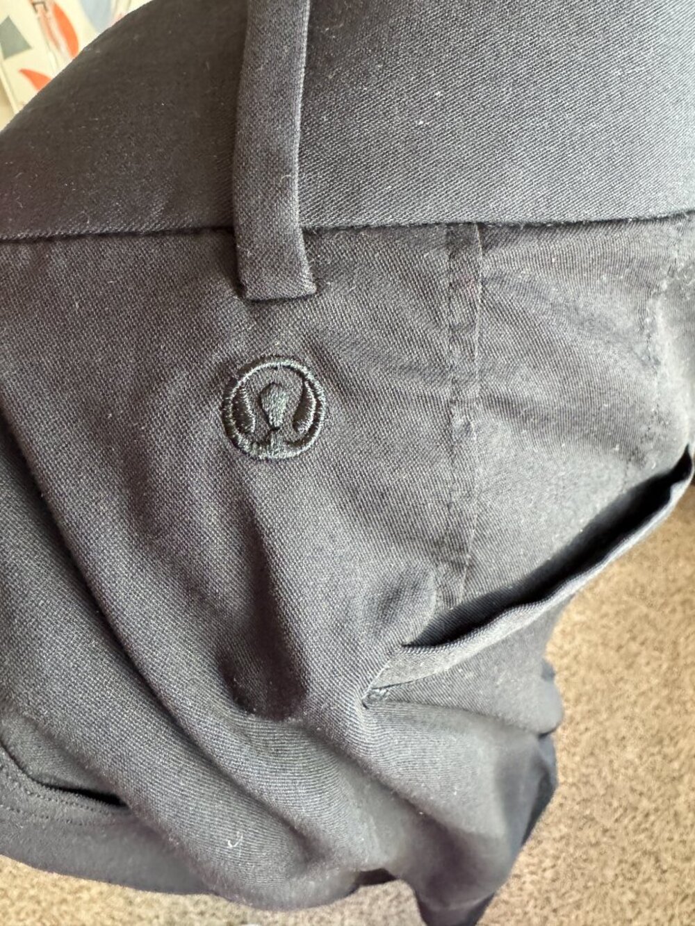 Lululemon Daydrift Trouser Black Wide Leg Pants Size 10 - Picture 4 of 4